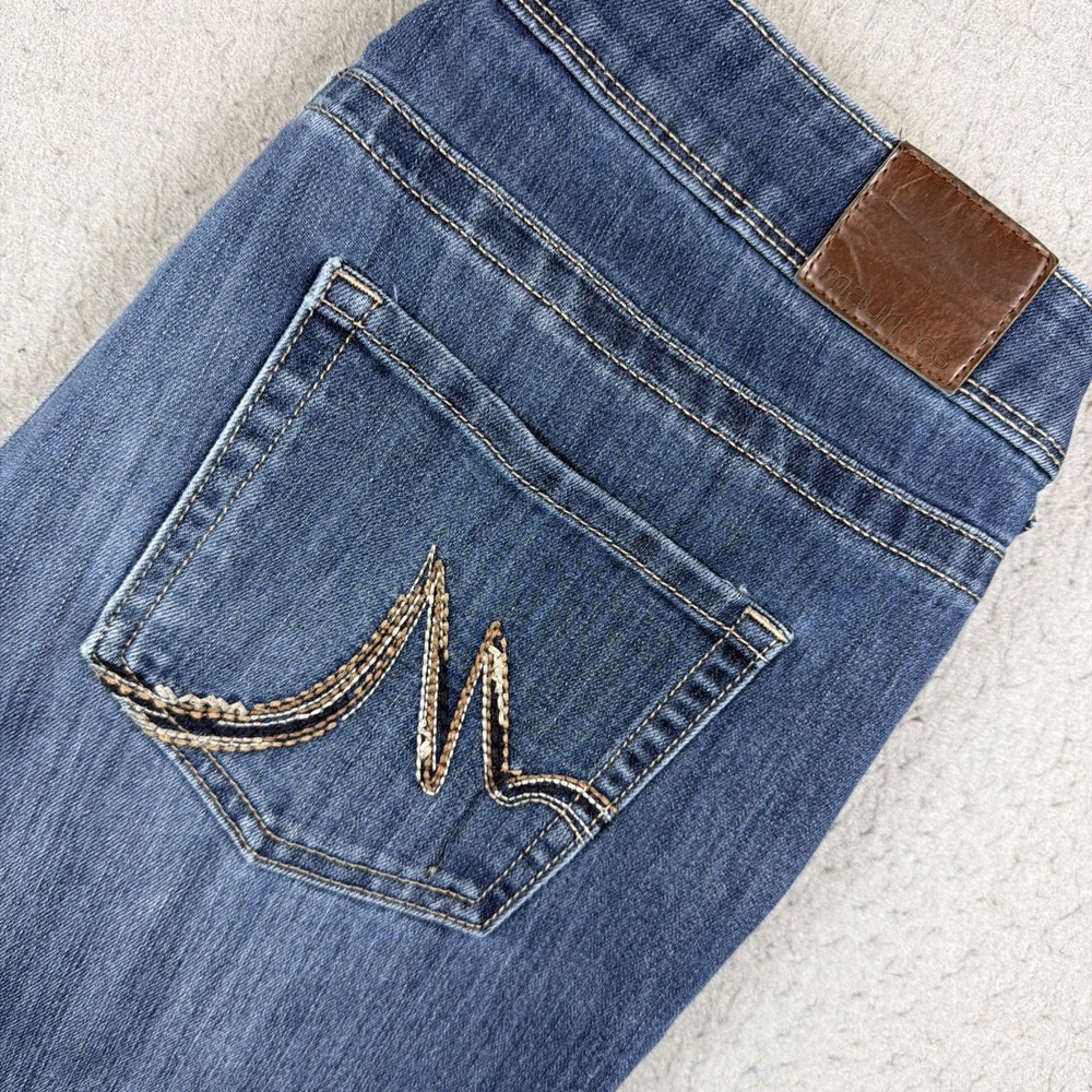 Maurices Women's Bootcut Blue Medium Wash Denim Jeans 5-Pocket Size 10 Long